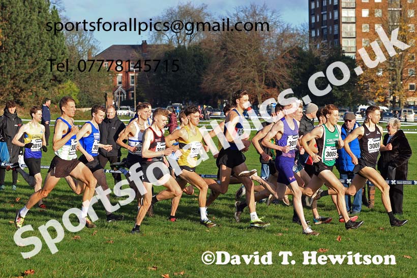 European Men's Short Course Relay Trials, 2023 British Athletics Cross Challenge, Sefton Park, Liverpool. Photo: David T. Hewitson/Sports for All Pics